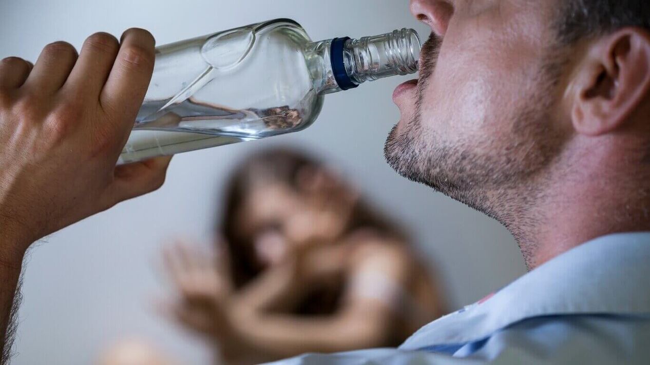 Alkohol Sucht bei Männer