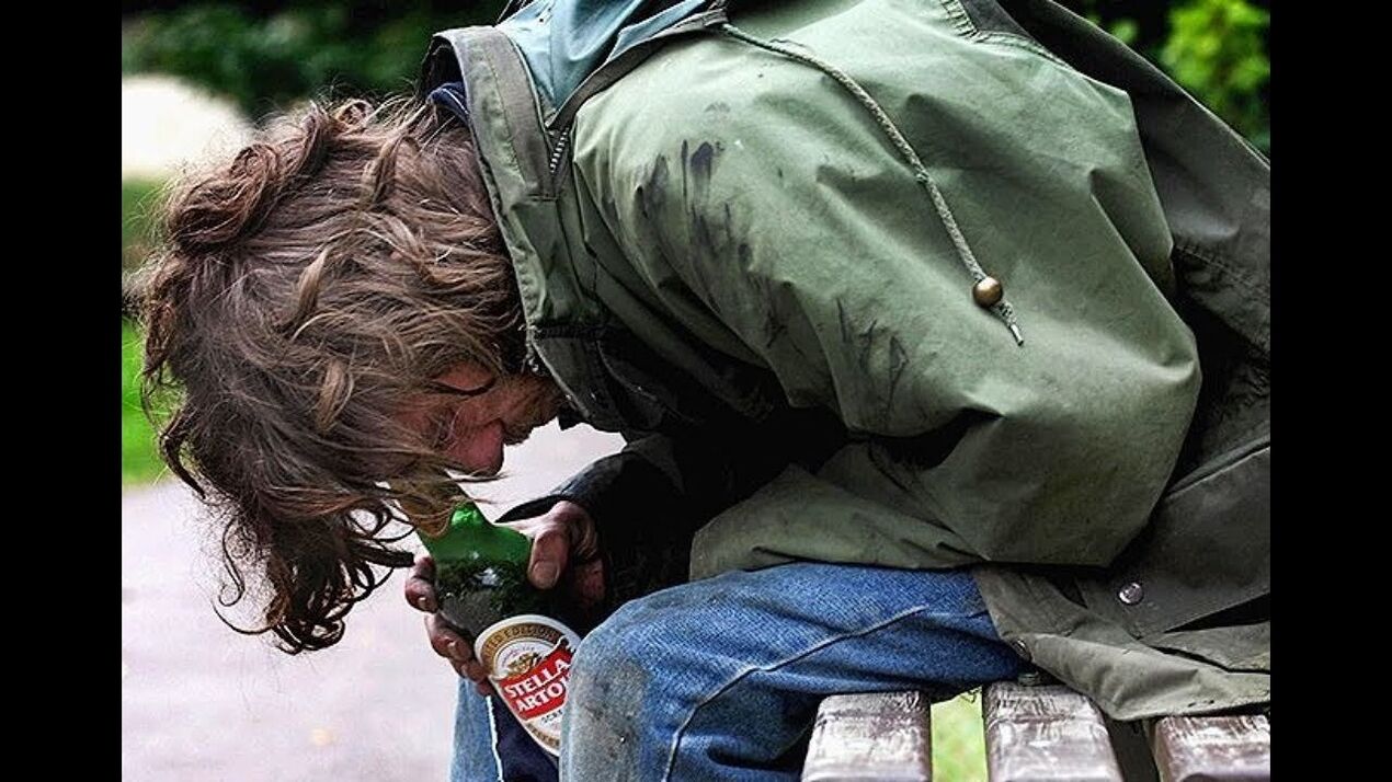 Marginale Liewensstil ass eng Konsequenz vum männlechen Alkoholismus